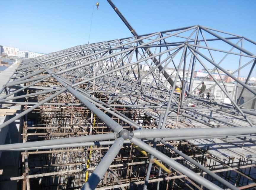 潍坊商贸城屋顶网架工程